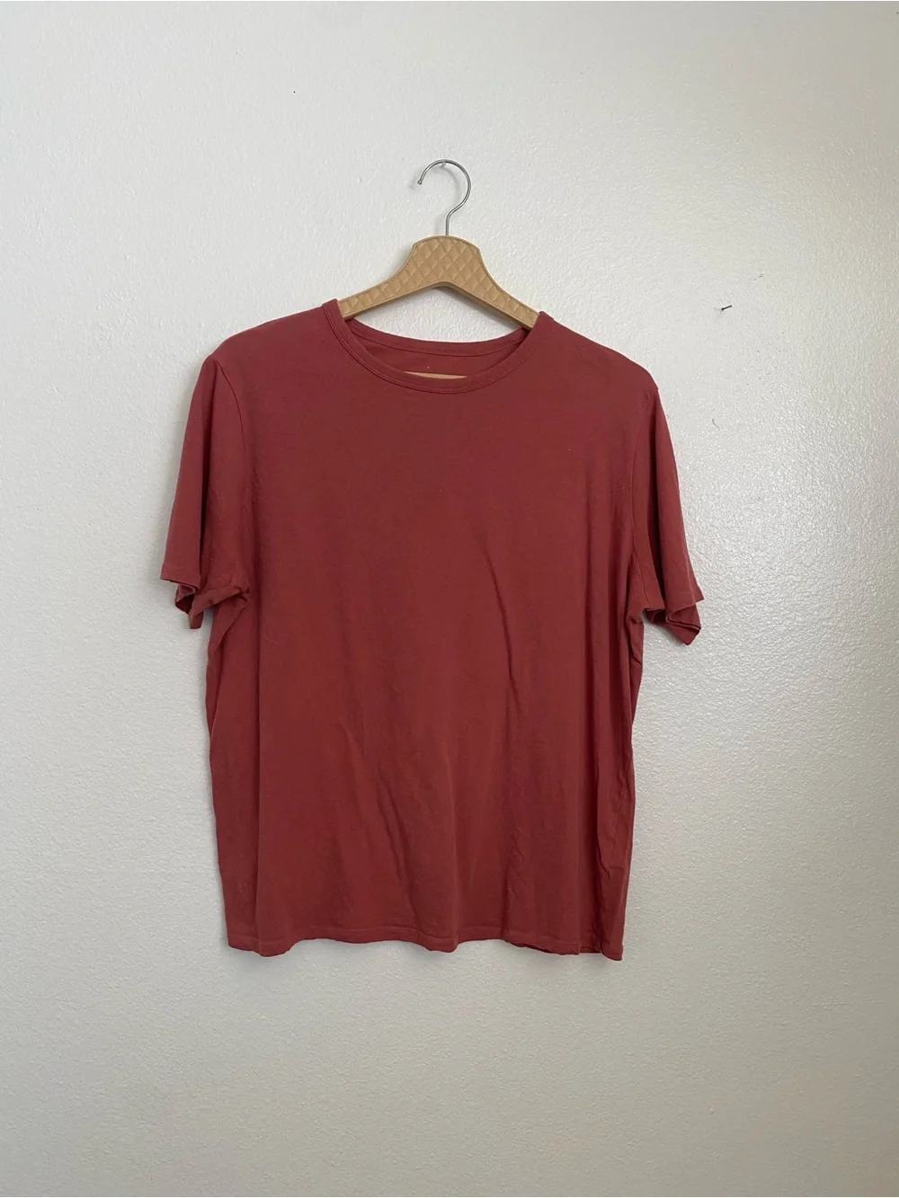 Everlane Organic Cotton Crew Neck Tee Bundle - Black & Rust - Size M - Picture 4 of 11